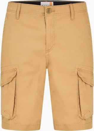 Timberland Mens Solid Patterned Twill Cargo Bermuda Shorts - Yellow - Size: 30/32