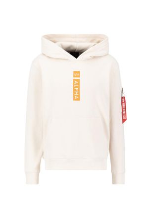 Alpha Industries Alpha Industries Mens Puff Print Hoodie - Off-White - Size X-Large