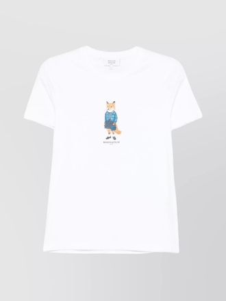 Maison Kitsuné fox t-shirt in cotton