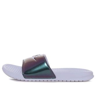 Nike (WMNS) Nike Benassi JDI Print Purple White 618919-107