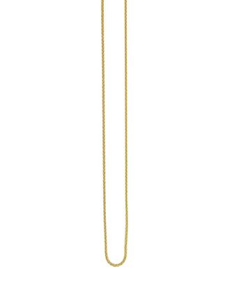 Azlee 18K yellow gold Wheat necklace