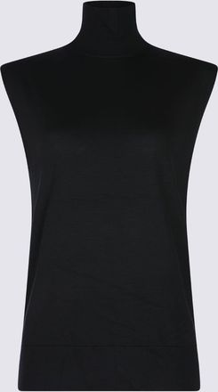 Toteme Black Wool Knitwear