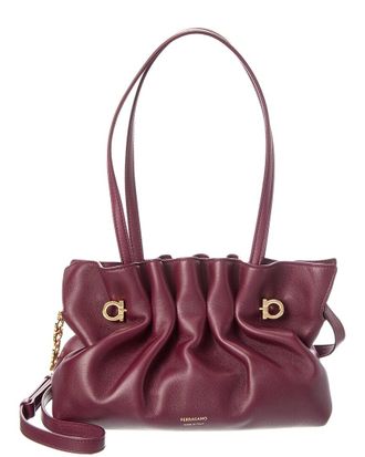 Ferragamo Leather Shoulder Bag