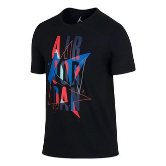 Nike Jordan Air Jordan Retro 8 Aqua Short Sleeve T-Shirt Black 706840-010
