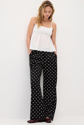Twik Womens Polka-dotted dress pant