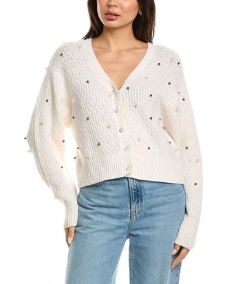Brodie Beverley Bead Button Back Cashmere Sweater