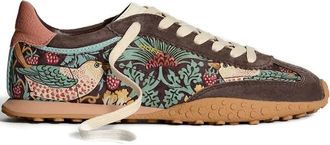 Hoff x Morris & Co.s Bridge floral-print lace-up sneakers - women - Fabric/Suede/Fabric/Rubber/Polyethylene vinyl acetate (PEVA)/Thermoplastic P