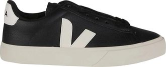 Veja Campo Leather - Heren - Sneakers - Zwart - 43 EU - Katoen - Schoenen