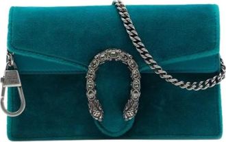 Gucci Pre-owned Dionysus Mini Bag - Dames - Vintage Mini Tas - Blauw - ONE Size - Leer - Vintage