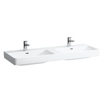 Laufen Pro S Lavabo Doble, 1 Agujero Para Grifo, Con Rebosadero, - Laufen
