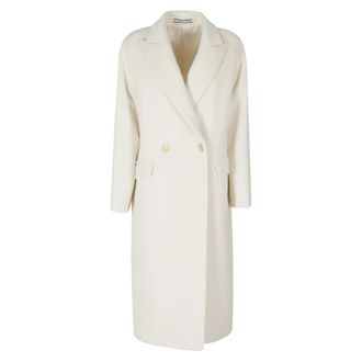 Tagliatore Linden Cappotto Lungo Doppiopetto - - Coats - Donna - Bianco - 2XS