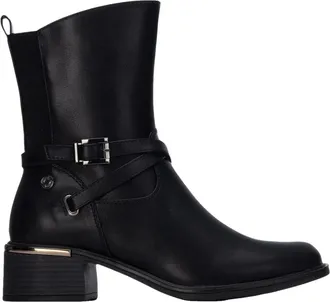 Refresh Schoenen, Dames, Zwart, 37 EU, Leer, Enkellaars