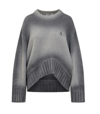 The Attico Light Grey Crew Neck Sweater