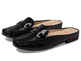 Marc Joseph New York Grand Mule Womens Flat Shoes Black Snake : 6.5 M, Leather/Rubber