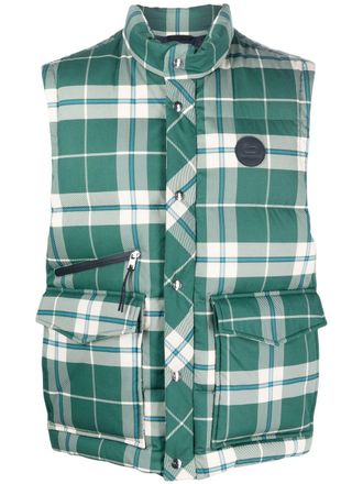 Woolrich Gilet a quadri trapuntato - Verde