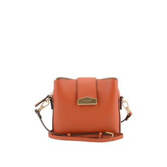 Pourchet Tassen, Dames, Oranje, ONE Size, Leer, Petit Trotteur