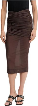 Aniye By Mujer, Faldas, Marr&oacute;n, Talla: M