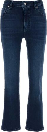 Frame Denim Jeans con baffatura - Blu