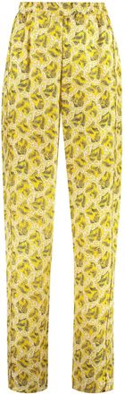 Isabel Marant Piera Printed High-rise Trousers