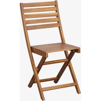 Sklum Sklum - Pack 2 Sillas De Jard&iacute;n Plegables En Madera De Acacia Delawer