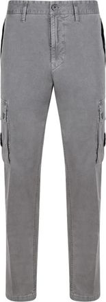Stone Island Cargozak Cement Broek - Heren - Slim Fit Broeken - Grijs - W32 - Katoen - Broeken