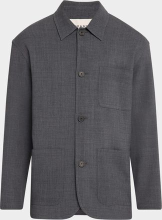 Frame Denim Mens Wool Chore Coat