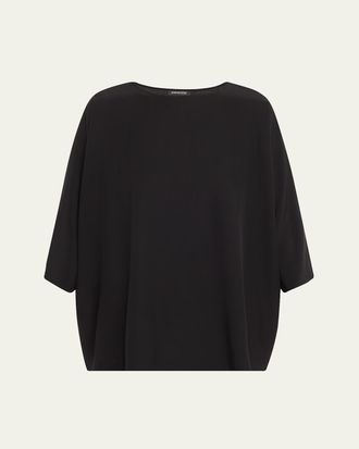 Eskandar Boat Neck Top (Long Length)