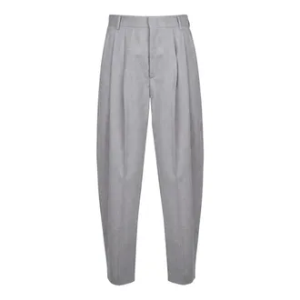Liviana Conti Pantalone Donald - female - Liviana Conti - Tapered Trousers - Gray - XL - Trousers