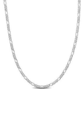 Delmar Sterling Silver 2.2mm Figaro Chain Necklace at Nordstrom Rack