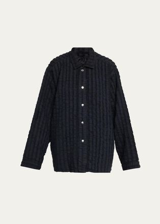 Haikure Sophie Frayed Striped Shirt