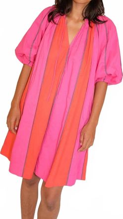 Rujuta Sheth Lulu Mini Dress In Poppy