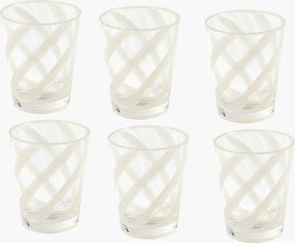 Mrs. Alice Swirl Outdoor Glasses in White at Nordstrom