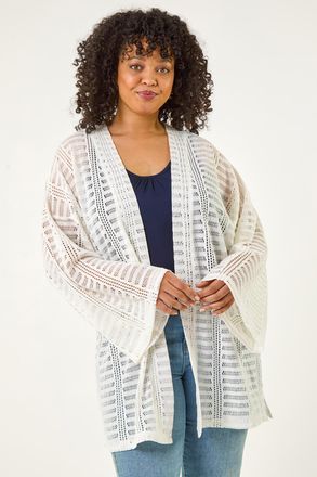 Roman Open Knit Cardigan
