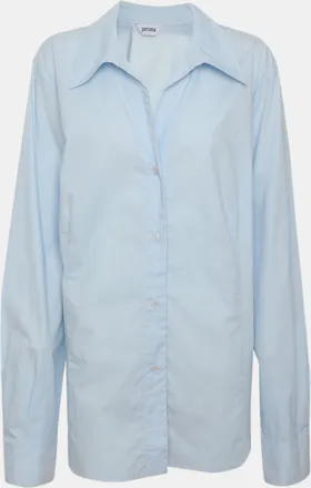 PERSONA Aqua Poplin Long Sleeve Shirt