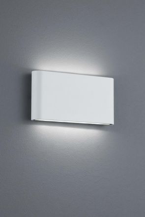 Trio Thames Ii Wall Sconce Outdoor Led Bi-emission 4x5w Warm Light 3000k Die-cast Aluminium Matt White 227660231