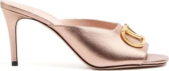 Valentino Garavani VLogo Signature Mule - Dames - Muiltjes - Roze - 36 EU - Schoenen