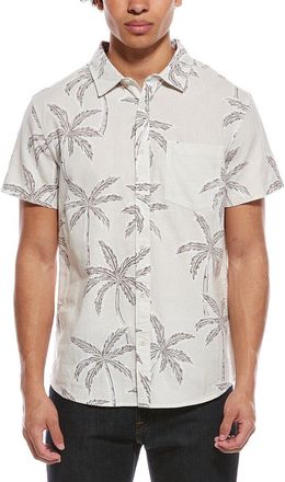 Vintage Summer Swimwear Vintage Summer Printed Gauze Button-Down Shirt