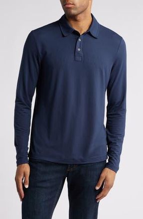 Threads 4 Thought Luxe Jersey Long Sleeve Polo in Stargazer at Nordstrom Rack, Size Xxx-Large