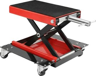 OEM Gato Para Motocicleta, Altura Ajustable, Soporte Robusto, Rojo