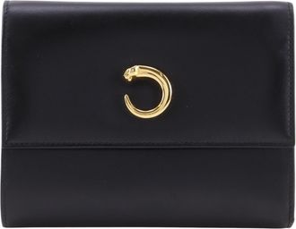 Cartier Black Leather Wallet (Bi-Fold) (Pre-Owned)