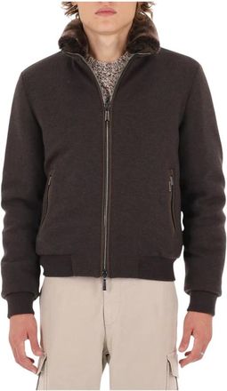 Moorer Bellati-MRW Bomber Jacket - - Jackets - Uomo - Marrone - XL