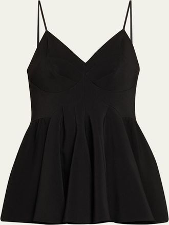 Ashlyn Remi Pleated Cady Blouse