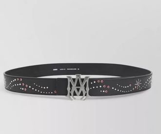 Amiri leather studded belt