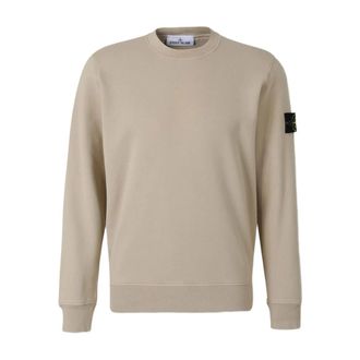 Stone Island Compass-badge Crew-neck Sweatshirt