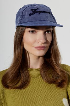 Jacquemus Gardian Baseball Cap, Unisex, Blue