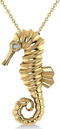 Allurez 14K 0.01 Ct. Tw. Diamond Pendant Necklace