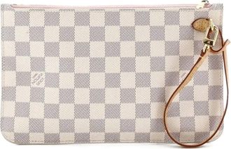Louis Vuitton Neverfull Pochette Damier Large pouch - Wit