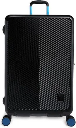Original Penguin Harrison Hardside Checked Luggage in Black /Blue at Nordstrom Rack