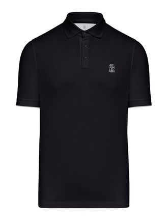 Brunello Cucinelli Piquet Polo With Logo