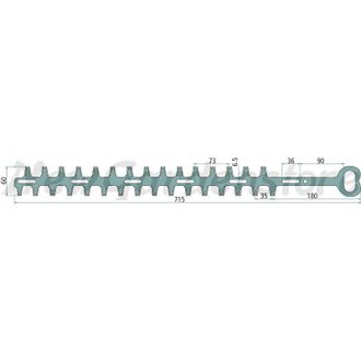 Echo Cuchilla Cortasetos Bilateral Int/ext Compatible Echo X411000270